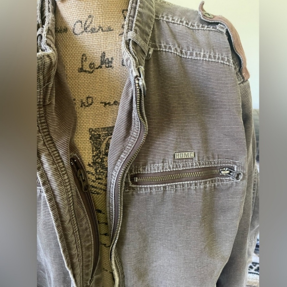 Harley Davidson women's jacket 2XL ,army green, gray